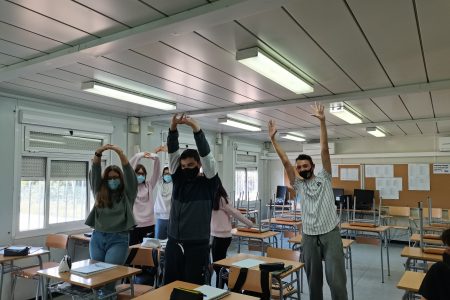 SEEDS Ambassadors in Catalonia, Spain getting active during breaks
