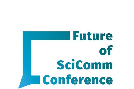 Future of SciComm Conference Logo, which is white text on a green background